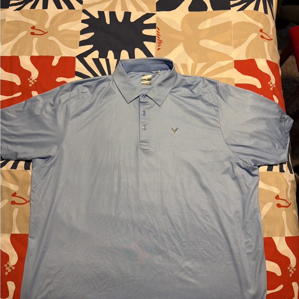 Callaway Light Blue Polo Shirt
